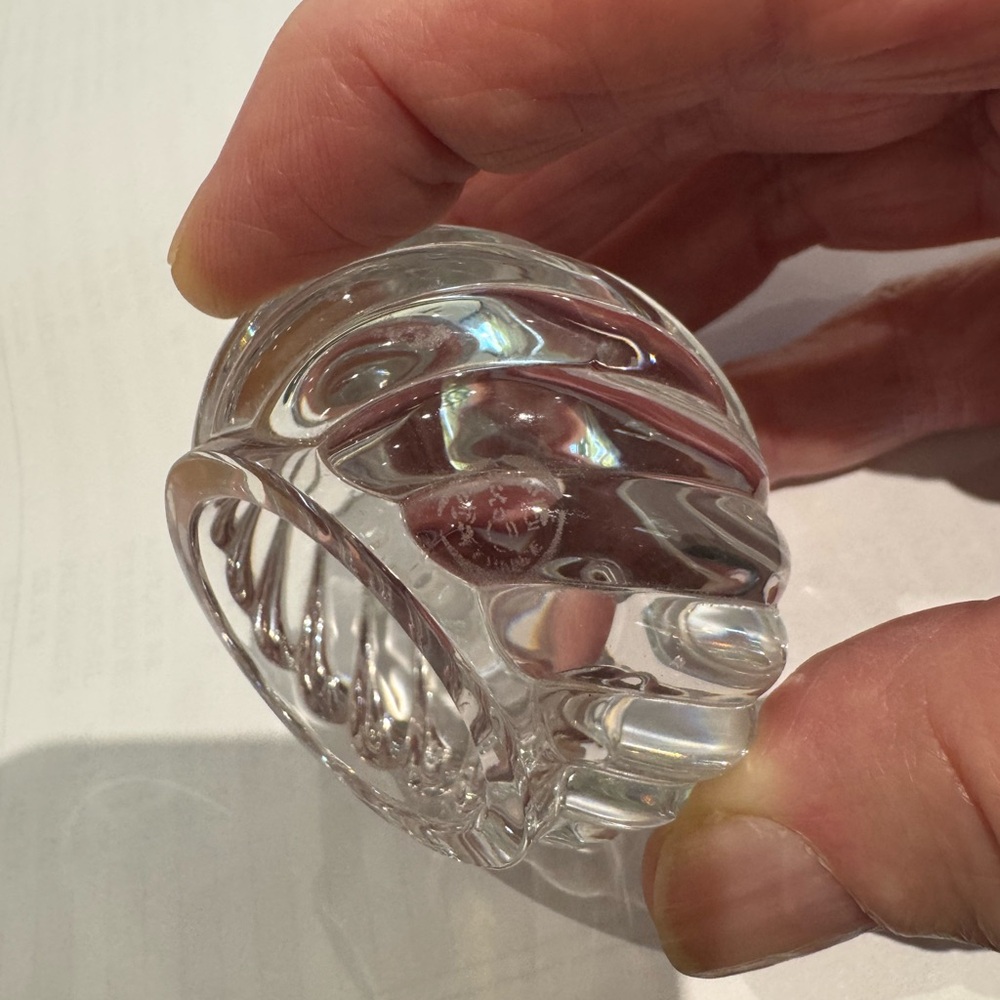 Baccarat Crystal Napkin Ring